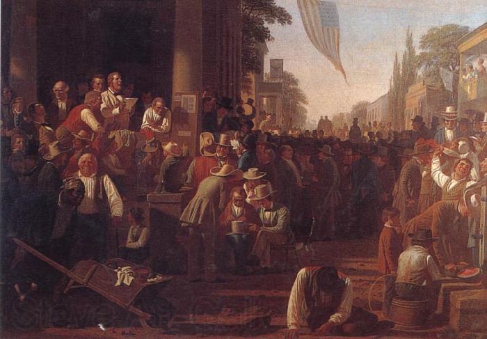 George Caleb Bingham The Verdict of the People Spain oil painting art